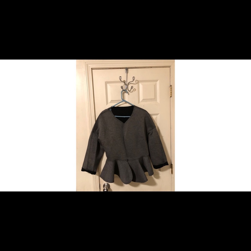 Givenchy grey and black women’s dress coat